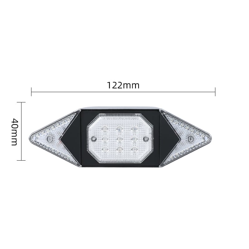 LUZ LED FORCE PARA BICICLETA CON CRUCES Y CONTROL INALÁMBRICO - 5