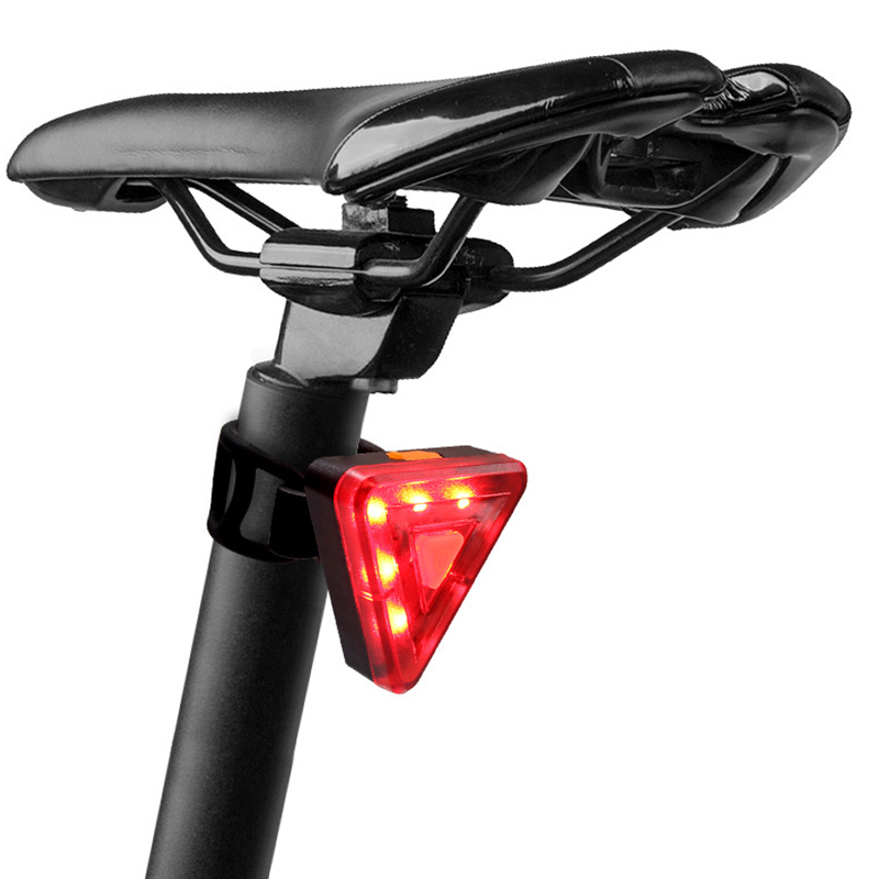LUZ LED FORCE PARA BICICLETA ROJO TRIANGULAR - 2
