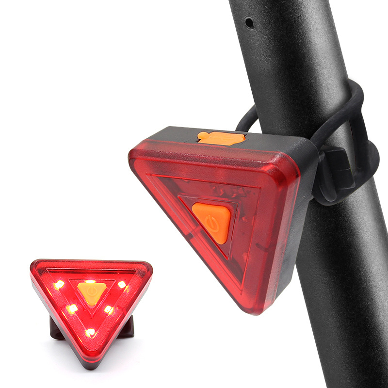 LUZ LED FORCE PARA BICICLETA ROJO TRIANGULAR - 3