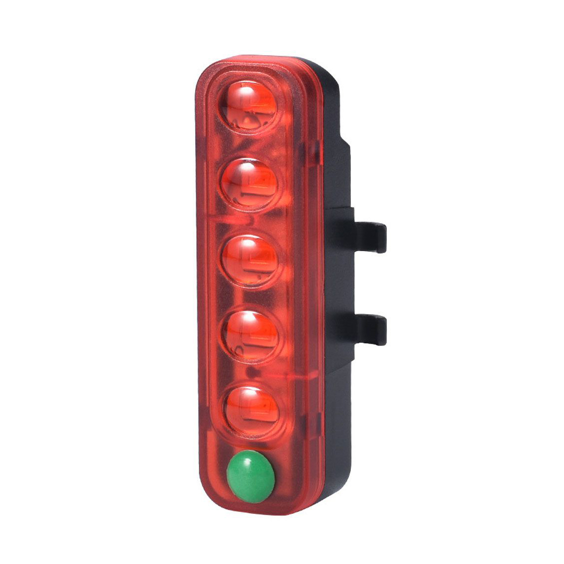 LUZ LED FORCE CMP-518 2 UNIDADES ROJA PARA BICICLETA 5 LED - 1