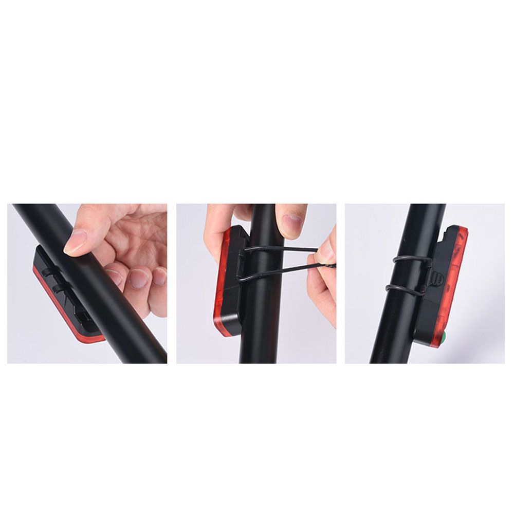 LUZ LED FORCE CMP-518 2 UNIDADES ROJA PARA BICICLETA 5 LED - 3