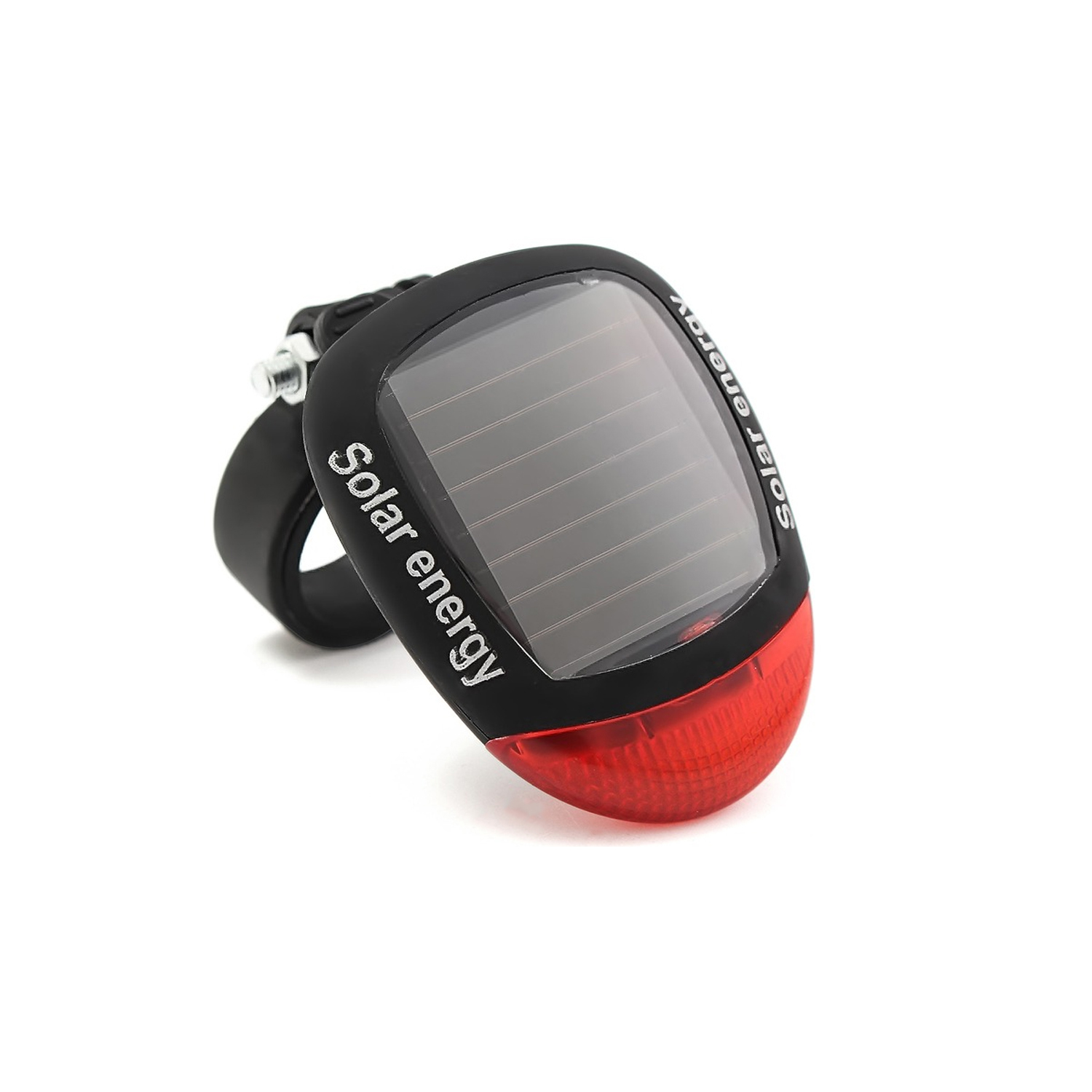 LUZ LED FORCE ROJA SOLAR PARA BICICLETA - 1