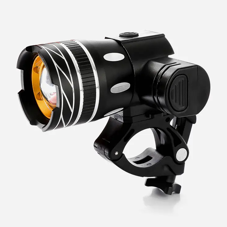LUZ LED FORCE CMP509 PARA BICICLETA BLANCO AJUSTABLE - 2