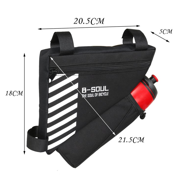 BOLSO FORCE CMP558 TRIANGULAR PARA BICICLETA CON PORTA BOTELLA - 3