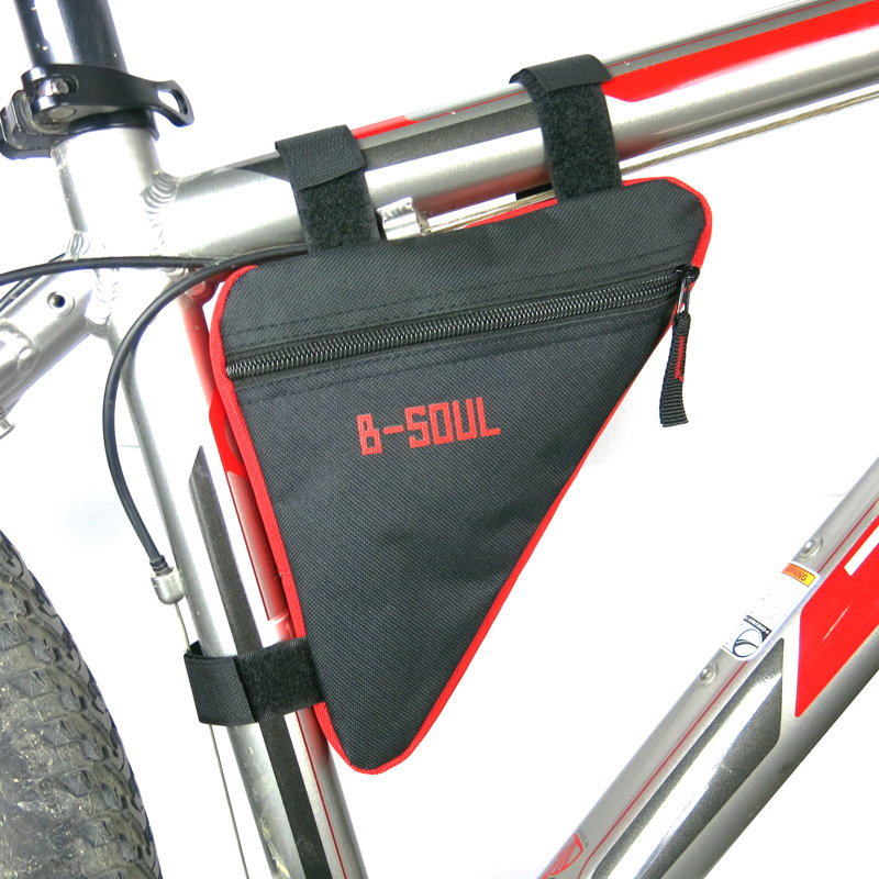 BOLSO FORCE CMP555 NEGRO TRIÁNGULO PARA BICICLETA - 2