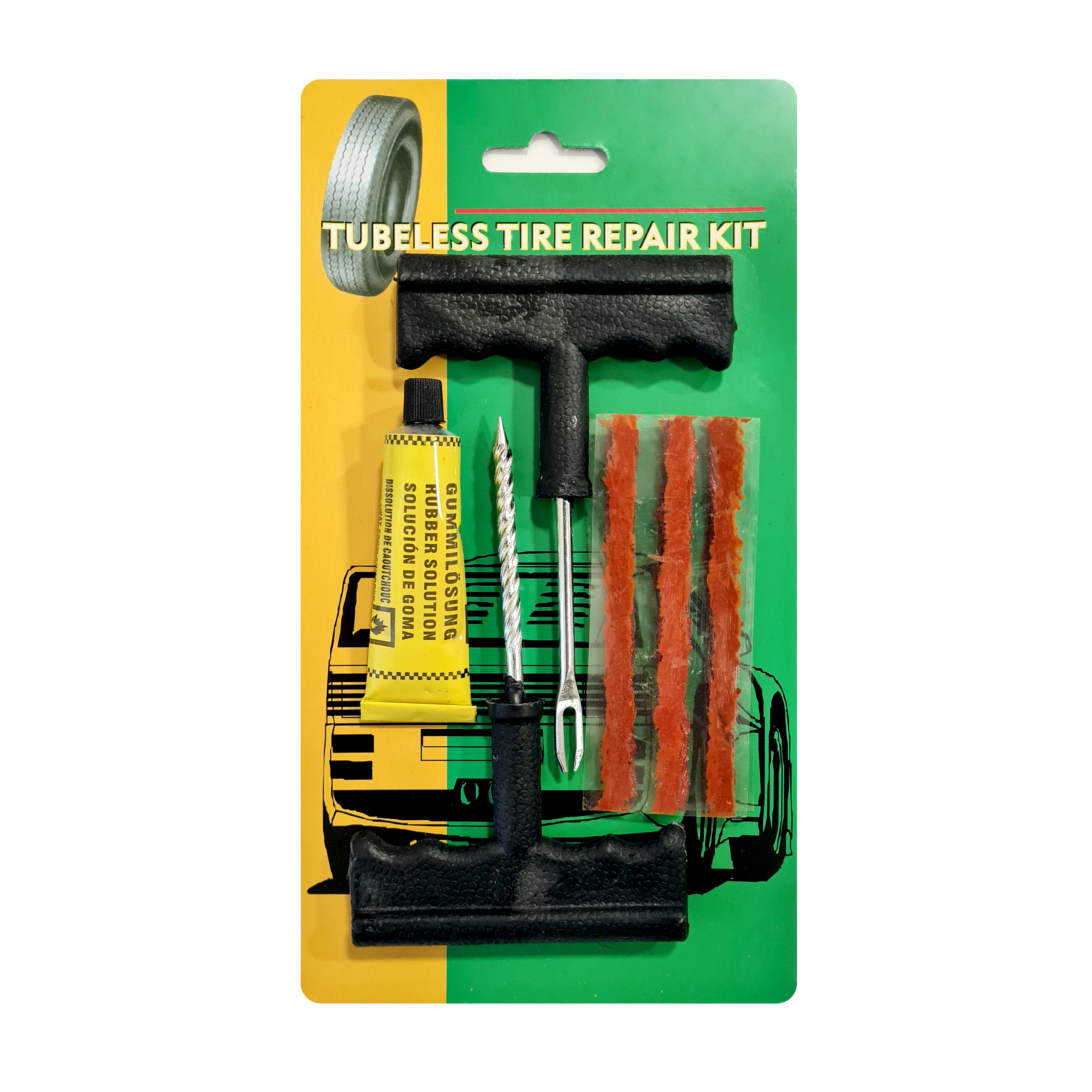 KIT DE REPARACIÓN FORCE DE NEUMÁTICOS PARA AUTO - 2