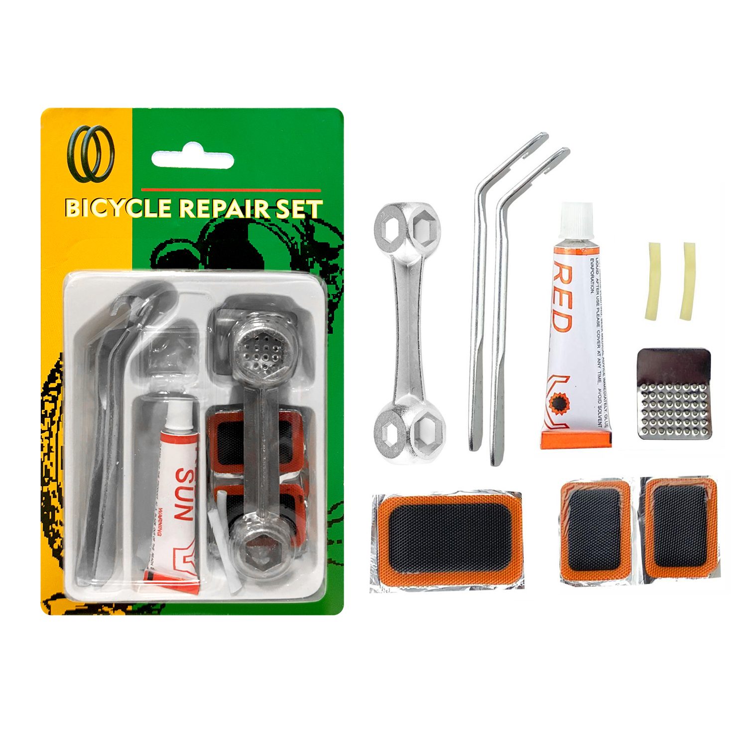 KIT DE REPARACIÓN FORCE BICICLETA 10 PIEZAS - 2