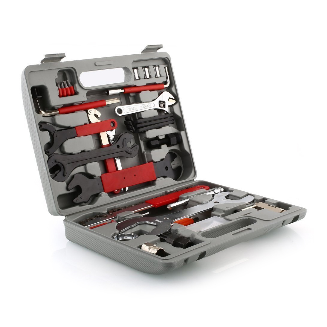 KIT MALETA DE HERRAMIENTA FORCE PARA REPARACIÓN DE BICICLETA - 1