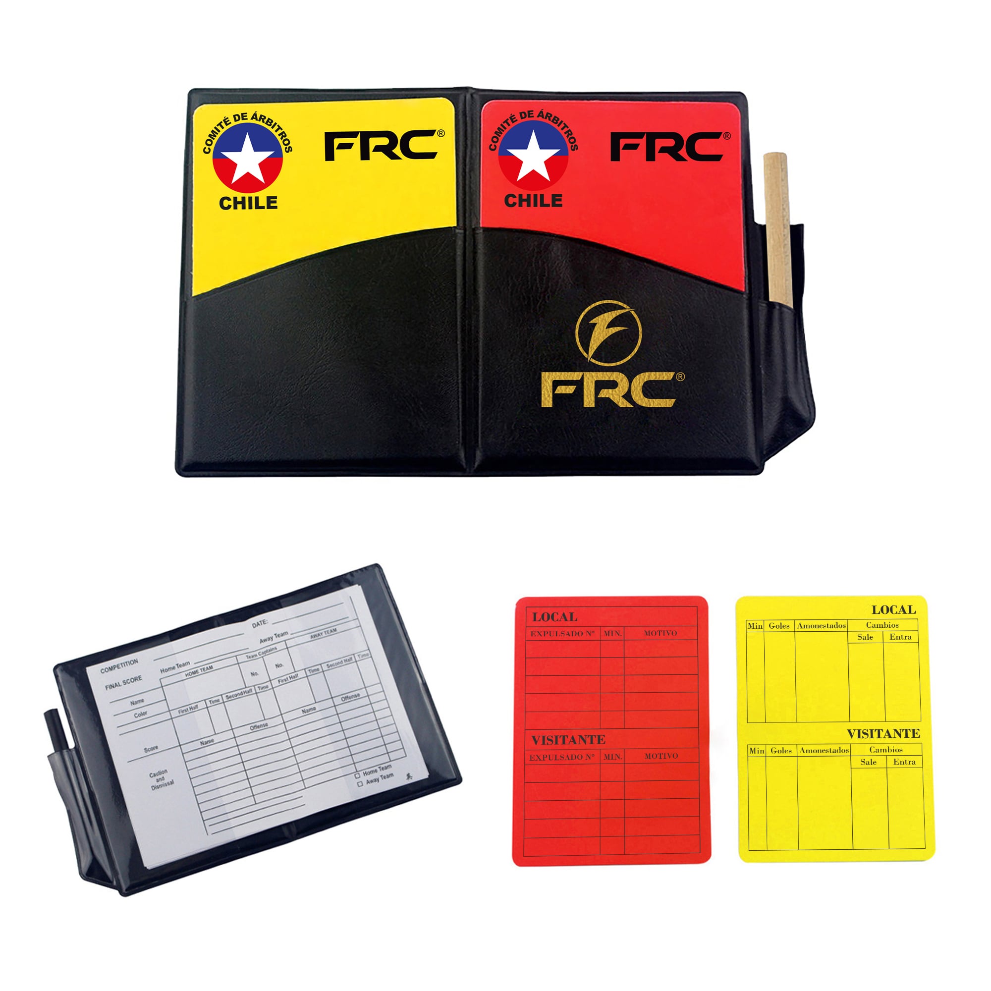 SET DE TARJETAS PARA ÁRBITRO FORCE FLÚOR - 4