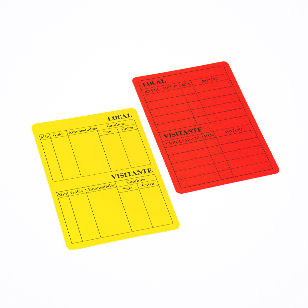 SET DE TARJETAS PARA ÁRBITRO FORCE FLÚOR - 5