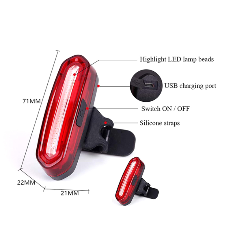 LUZ TRICOLOR LED FORCE CMP534 PARA BICICLETA BLANCO/AZUL/ROJO - 4