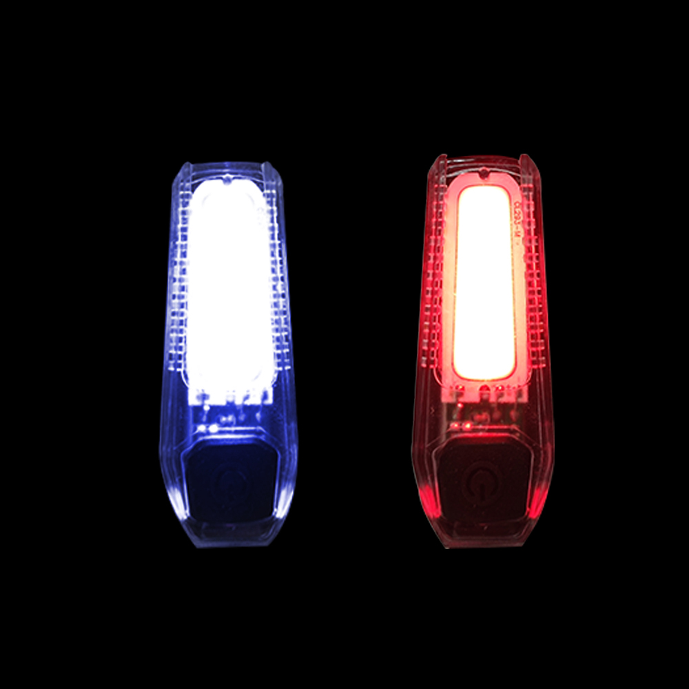 LUZ BICOLOR LED FORCE CMP533 PARA BICICLETA AZUL/ROJO - 2