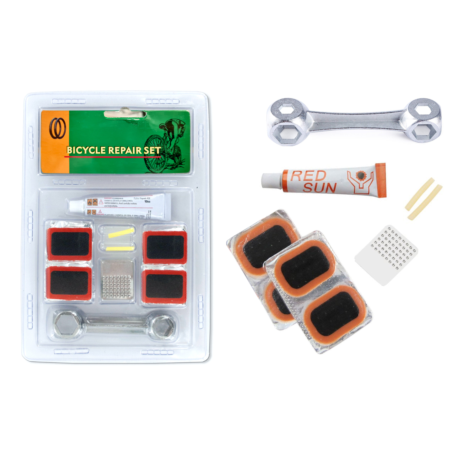 KIT DE REPARACIÓN FORCE PARA BICICLETA 9 PIEZAS - 2