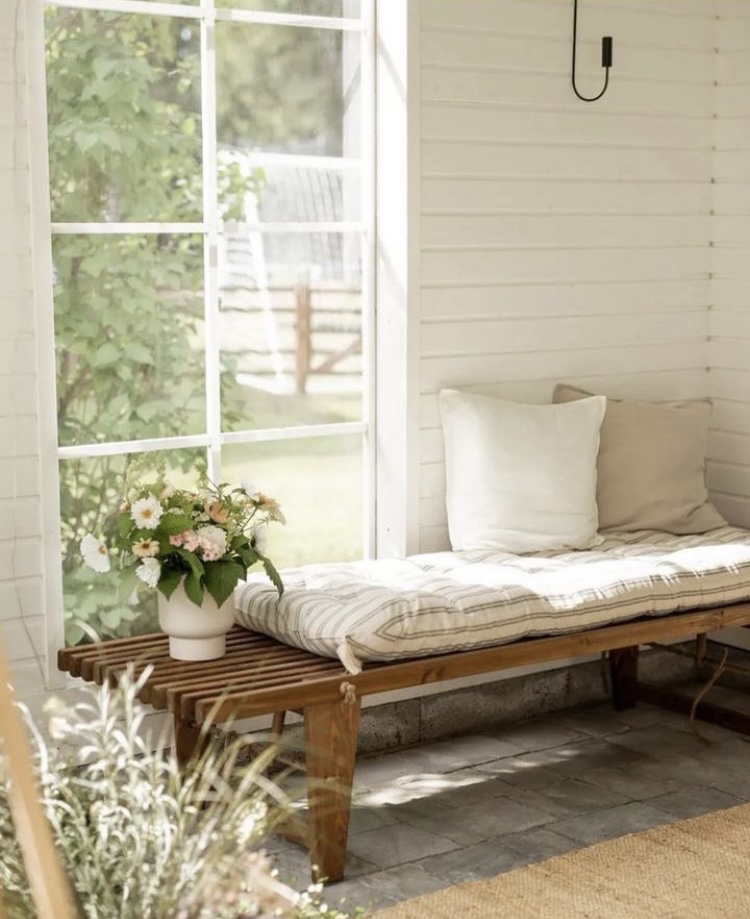 BANCA FORCE DAYBED FINLANDESA 1.90 M MADERA ABEDUL CASTAÑO CLARO ACEITADO USO INTERIOR Y EXTERIOR - 3