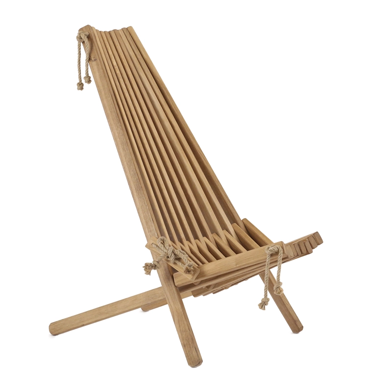 SILLA FORCE KENTUCKY FINLANDESA ROBLE EUROPEO ACEITADO REPOSERA TERRAZA - 1
