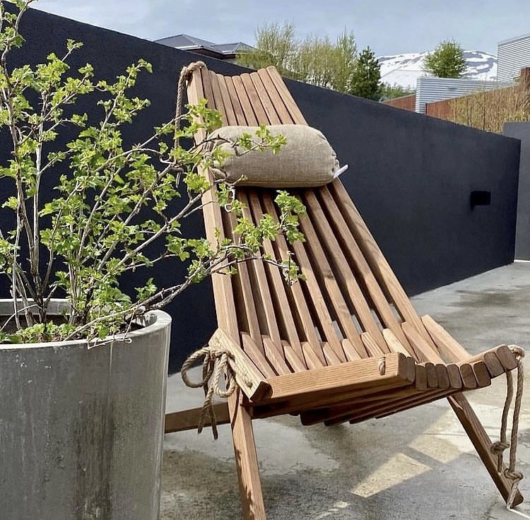 SILLA FORCE KENTUCKY FINLANDESA ROBLE EUROPEO ACEITADO REPOSERA TERRAZA - 4