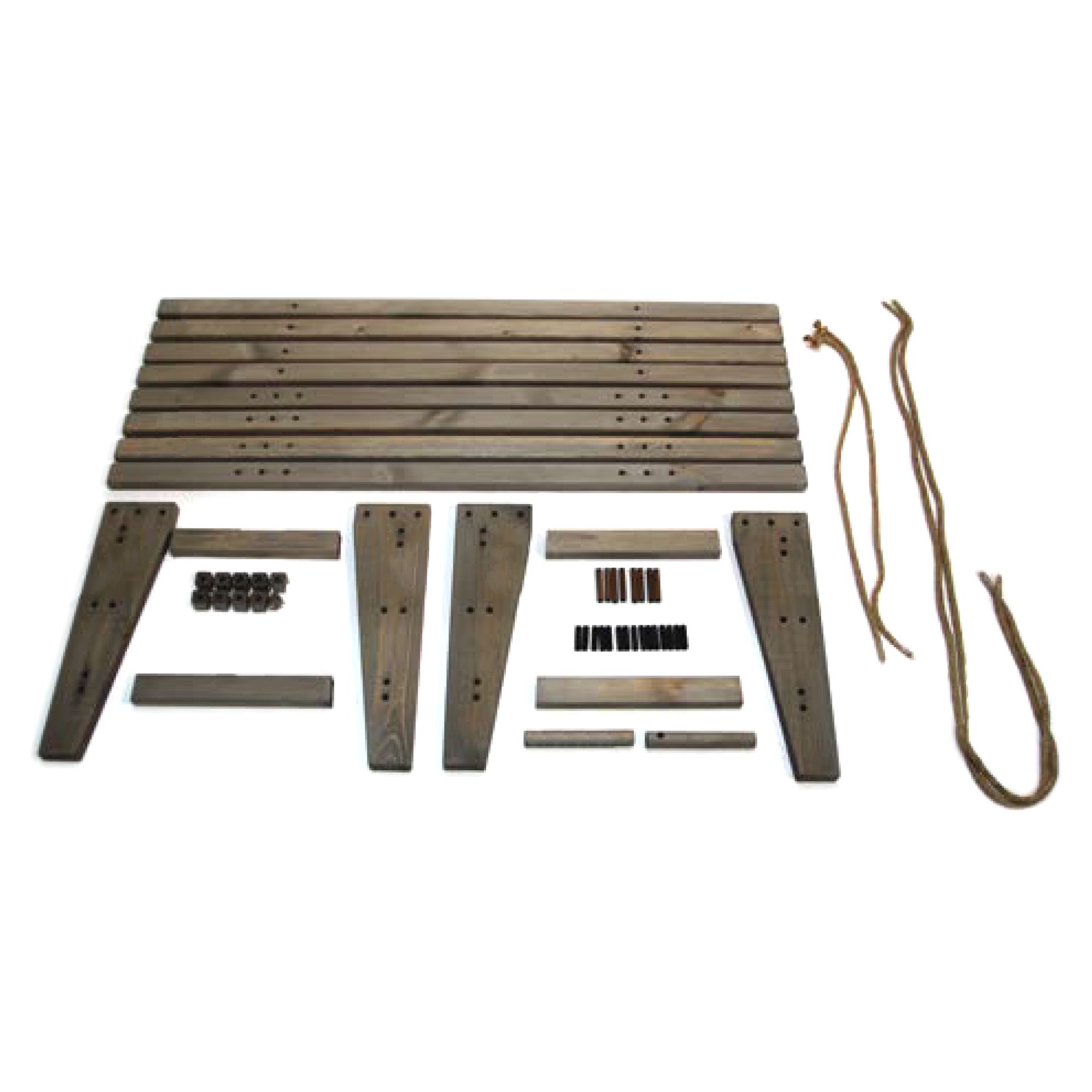 BANCA FORCE ECOBENCH 120 FINLANDESA 1.20 M MADERA ALISO NEGRO ACEITADO USO INTERIOR Y EXTERIOR - 3