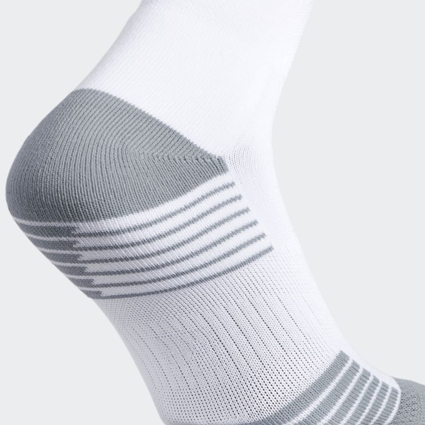 2 PARES MEDIAS DEPORTIVAS FUTBOL UNISEX FORCE BLANCAS CON LÍNEAS FRC JUVENIL - 2