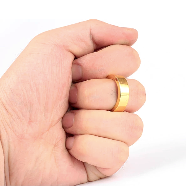 ANILLO DEFENSA PERSONAL FORCE ACERO 2 UNIDADES TIPO MANOPLA DISEÑO OREJAS GATO - 2