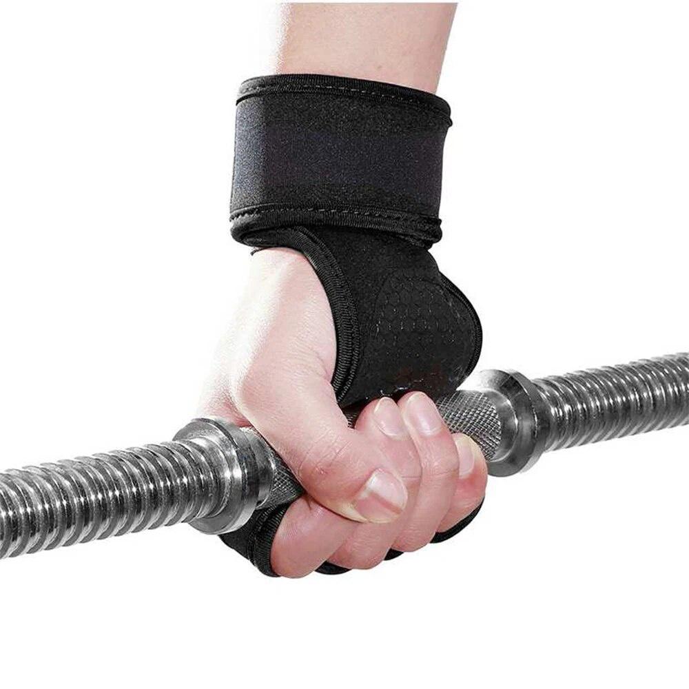 GUANTES FORCE TELA CALLERAS PARA PESAS GIMNASIO CROSSFIT - 2