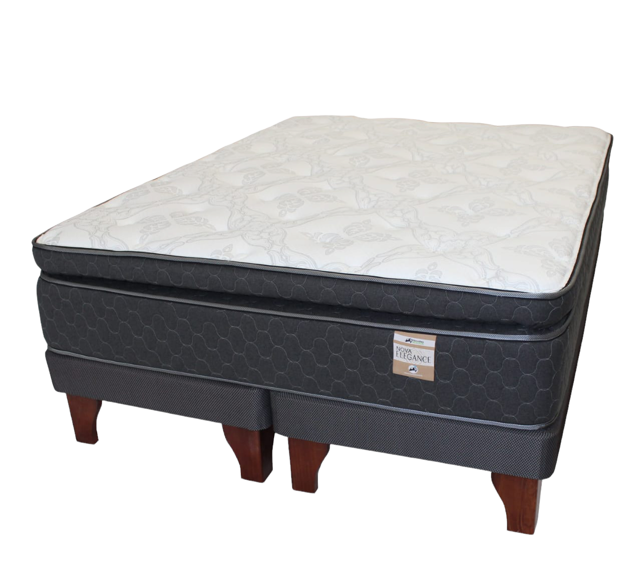 CAMA NOVATEX HOME 2 PLAZAS EUROPEA ELEGANCE BOX - 2