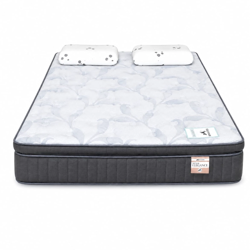 COLCHON ELEGANCE 2.0 PB CON PACK ALMOHADAS VISCOELASTICAS 60X40X12 - 2