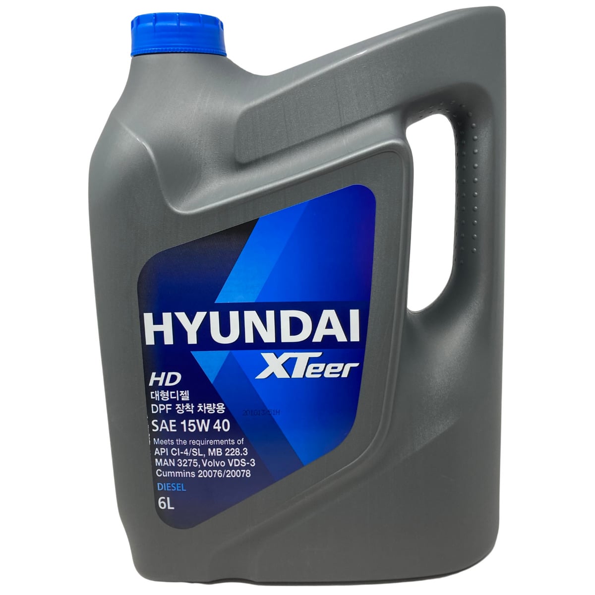 LUBRICANTE HYUNDAI XTEER HD 15W40 6 LITROS - 1