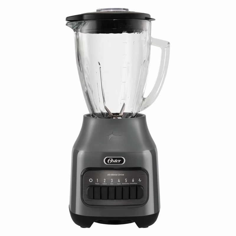 LICUADORA OSTER GRIS TECLAS 800W 6 VEL  BLSTPEG-GPB - 1