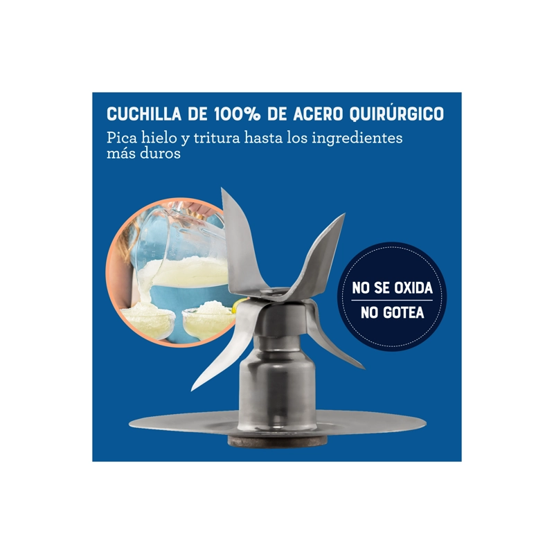 LICUADORA OSTER GRIS TECLAS 800W 6 VEL  BLSTPEG-GPB - 7