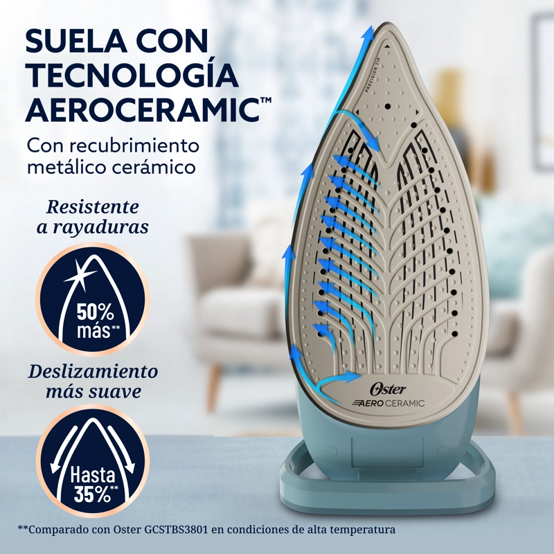 PLANCHA AEROGLIDE PLUS OSTER 2200W GCSTAC7402 - 4