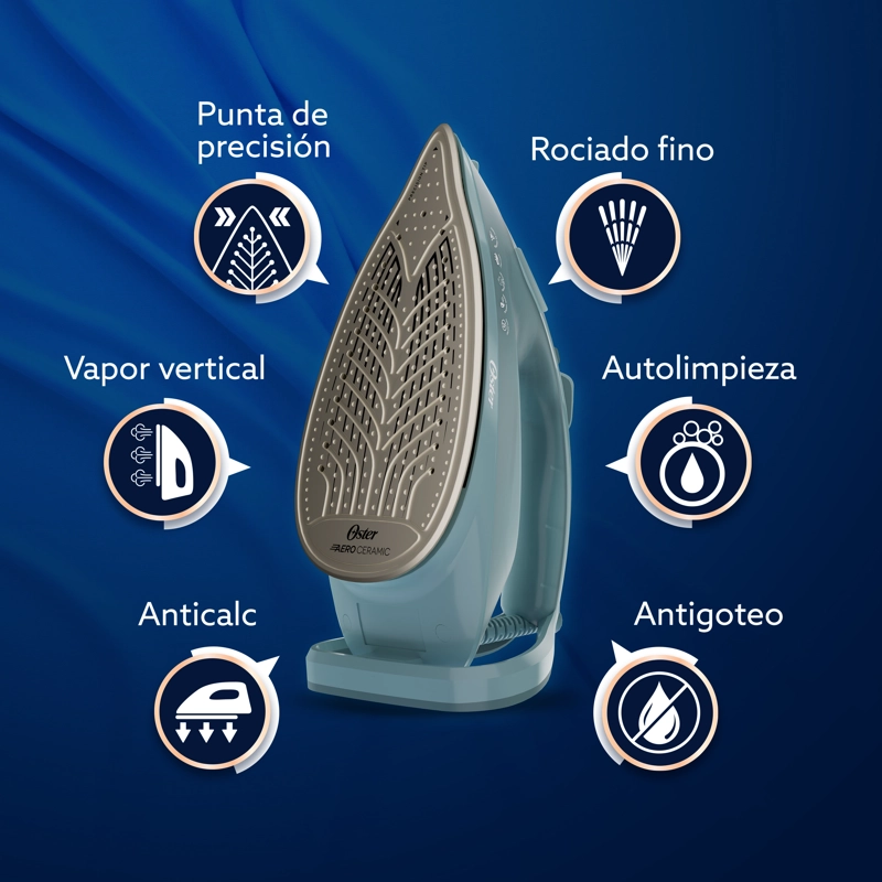 PLANCHA AEROGLIDE PLUS OSTER 2200W GCSTAC7402 - 5
