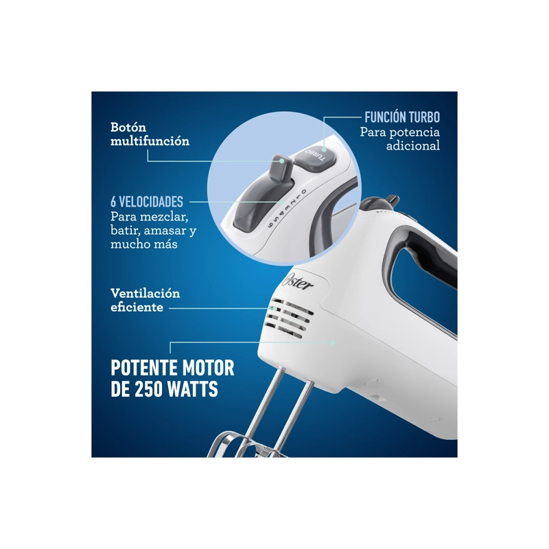 BATIDORA MANUAL OSTER 6 VEL FPSTHM3532 - 2