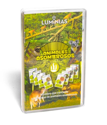ANIMALES ASOMBROSOS ( JUEGO ENCICLOPEDICO 32 LAMINAS ) - 1