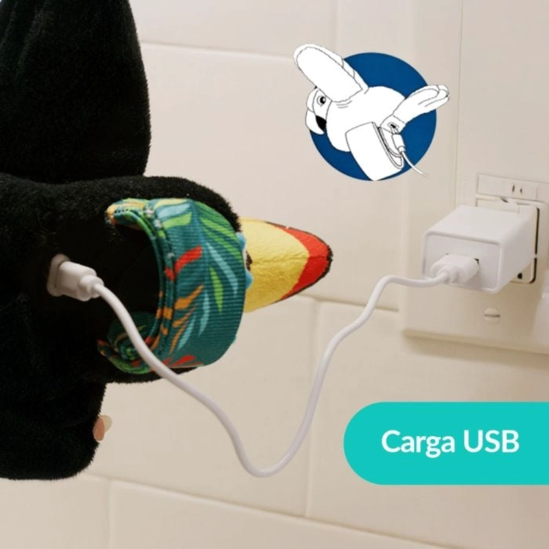 PELUCHE REPITE CANTA ALETEA HAPPY YAPPERS TUCAN - 3
