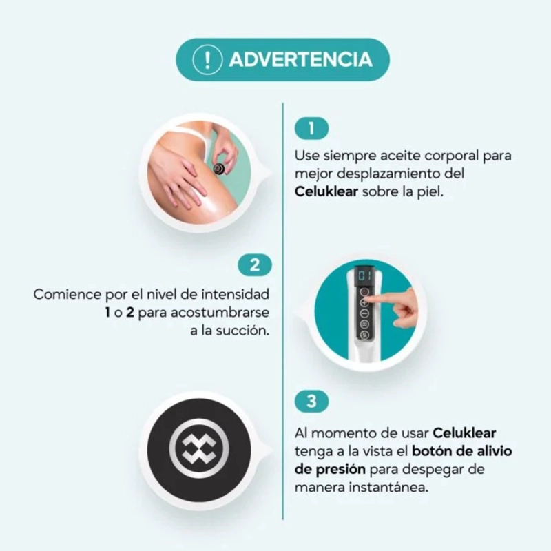MASAJEADOR INALAMBRICO 3 EN 1 CELUKLEAR - 6