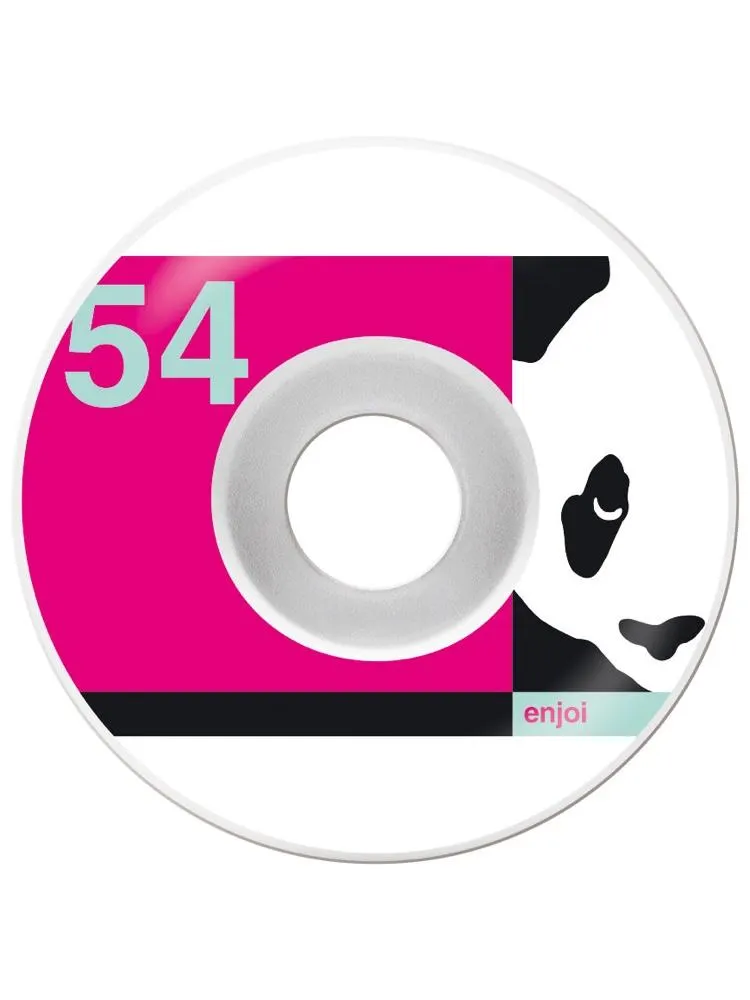 RUEDAS DE SKATE UNISEX BOX PANDA ROSADO ENJOI - 1