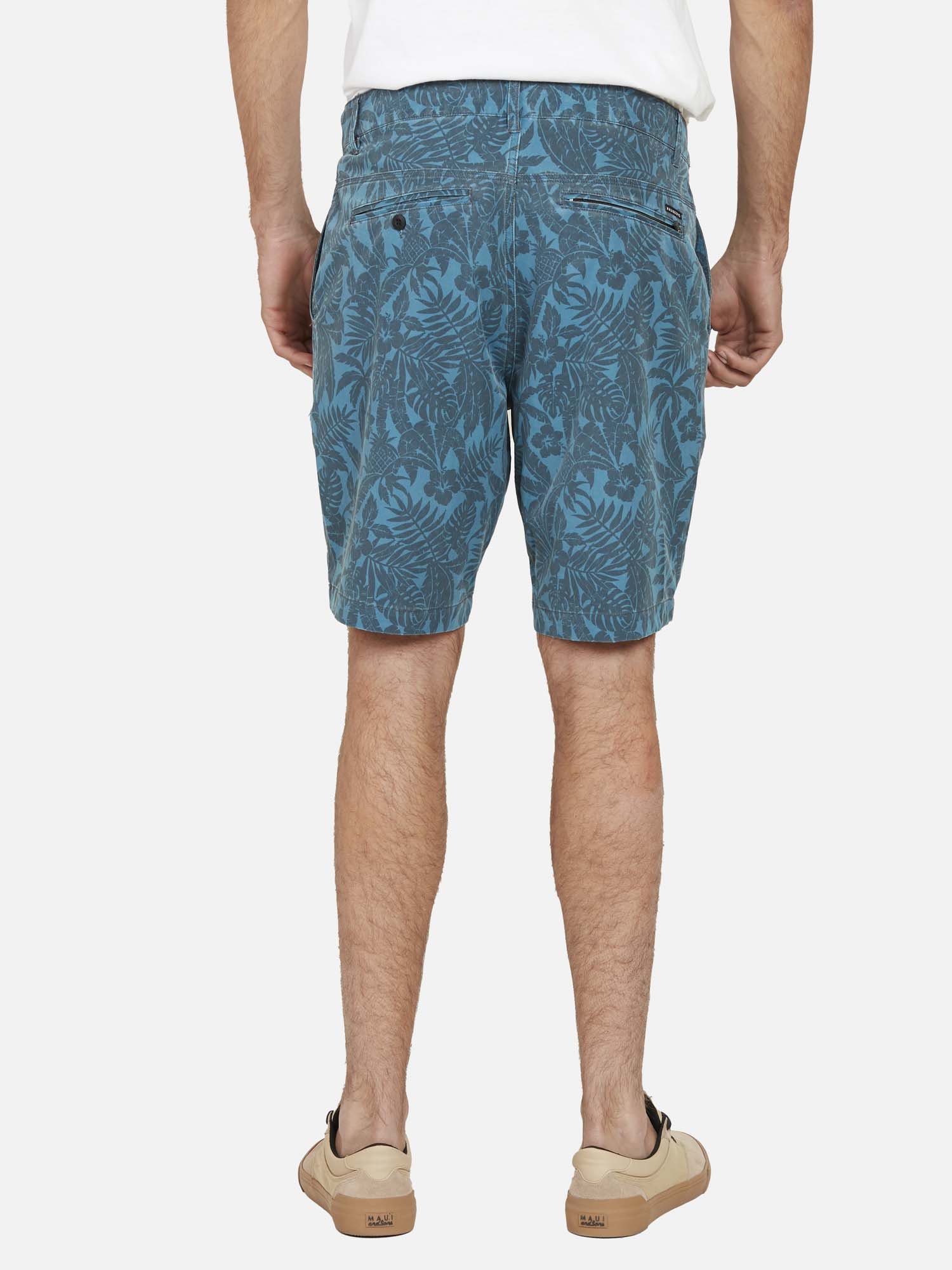 SHORT HOMBRE MAUI & SONS MULTICOLOR HIBRIDO CHINO FIT HIBISCUS - 1