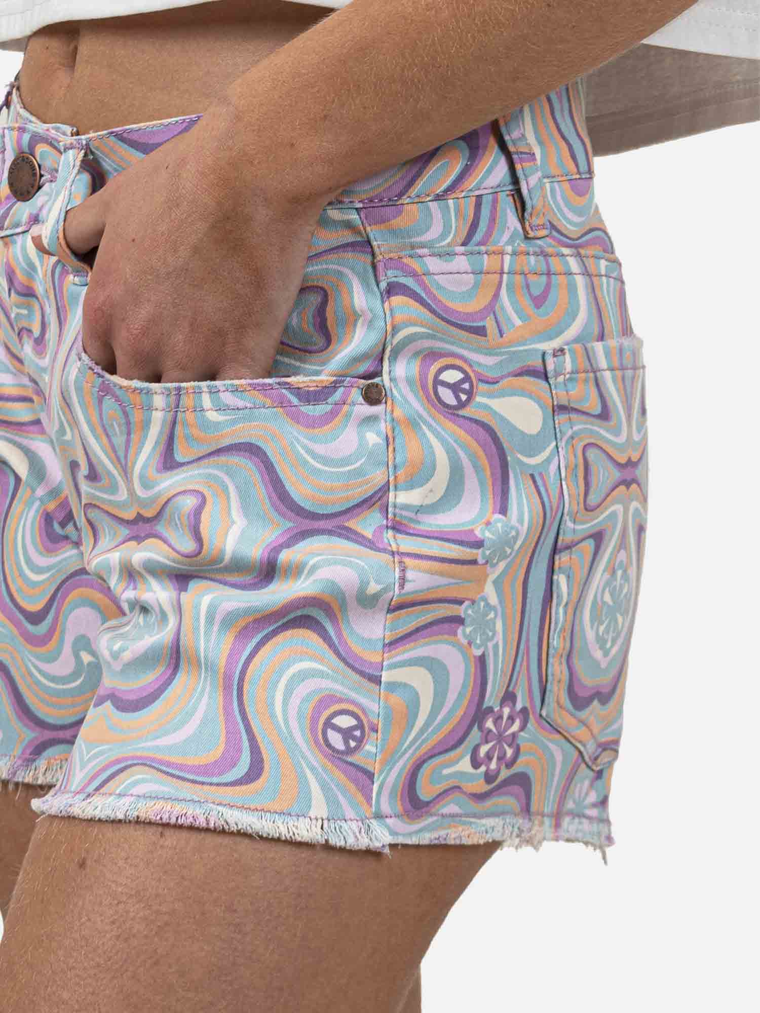 SHORT JEANS ALGODÓN MUJER MAUI & SONS MULTICOLOR 5B1941-WV23 - 3