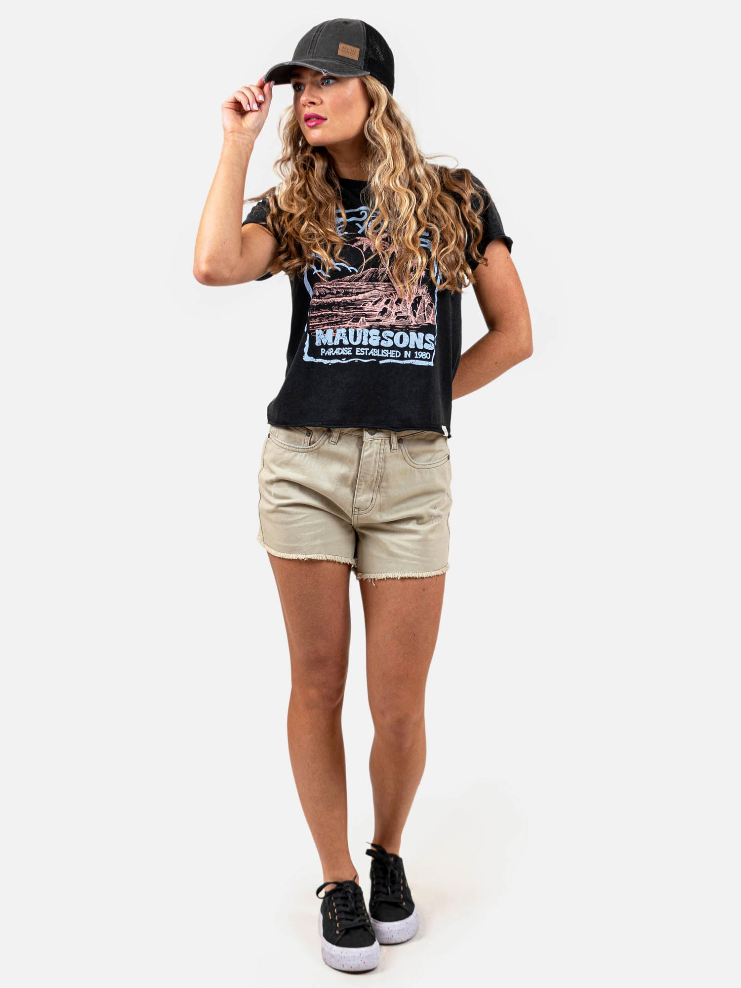 SHORT JEANS ALGODÓN MUJER MAUI & SONS VERDE 5B1939-WV23 5B1939 - 4