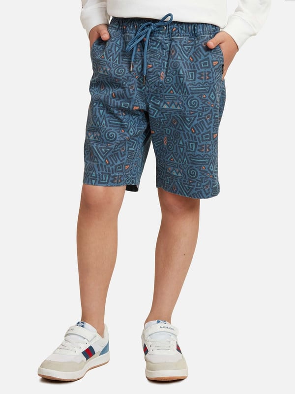 BERMUDA REGULAR FIT NIÑO MAUI & SONS MULTICOLOR 5B1006-KV JOGGER TRIBAL BLUE KIDS - 1