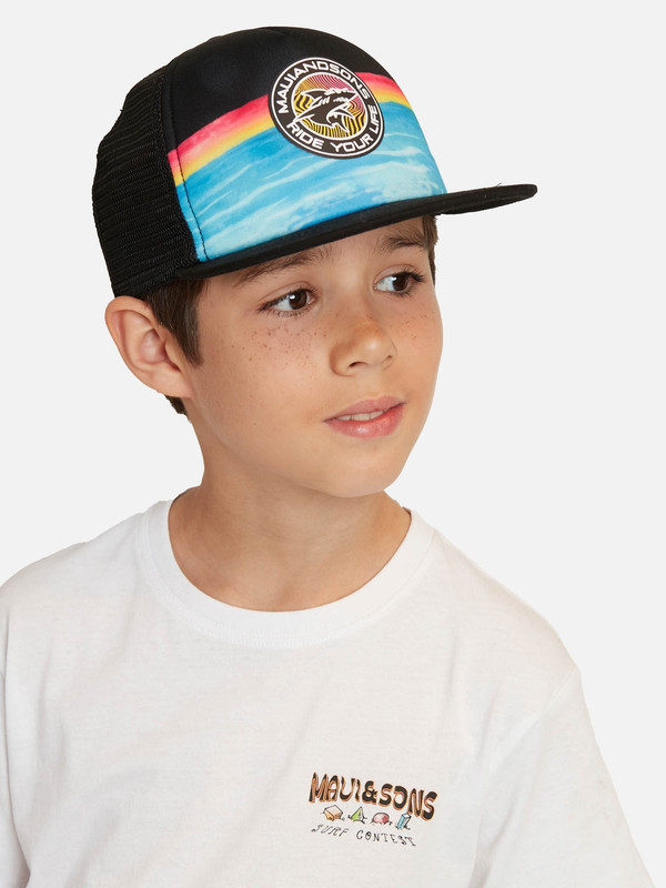 PACK MANGA CORTA UNISEX MAUI & SONS 5AV1752-KV POLERA JOCKEY INFANTIL BLANCO - 3