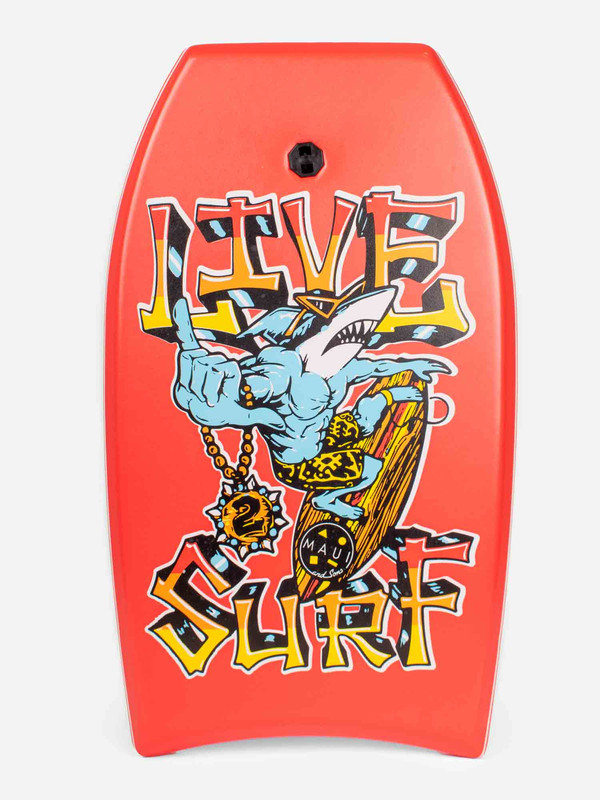 BODYBOARD LIVESURF ROJO INFANTIL MAUI AND SONS - 1