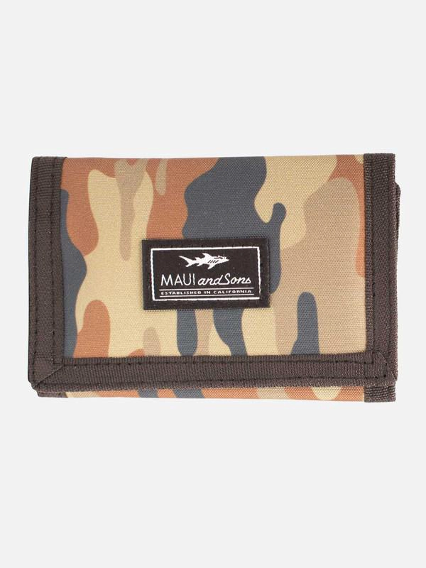 BILLETERA YOUNG CAMO TRI-FOLD MULTICOLOR HOMBRE MAUI AND SONS - 1