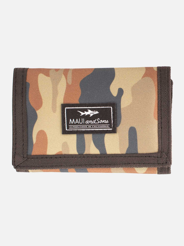 BILLETERA YOUNG CAMO TRI-FOLD MULTICOLOR HOMBRE MAUI AND SONS - 1