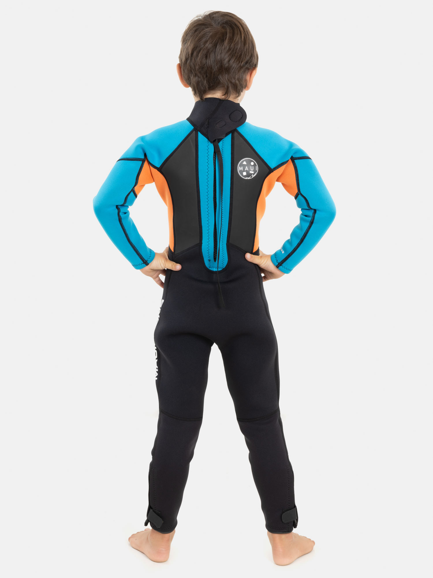 TRAJE AGUA EXTRAC AZUL INFANTIL NIÑO MAUI AND SONS - 2