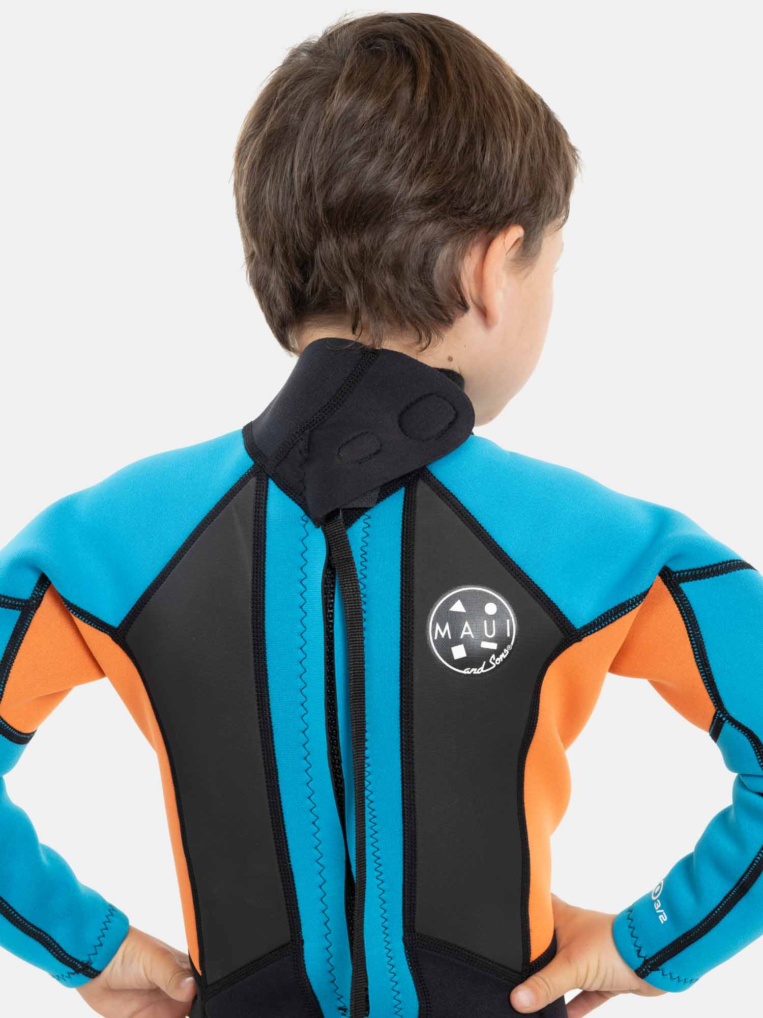 TRAJE AGUA EXTRAC AZUL INFANTIL NIÑO MAUI AND SONS - 3