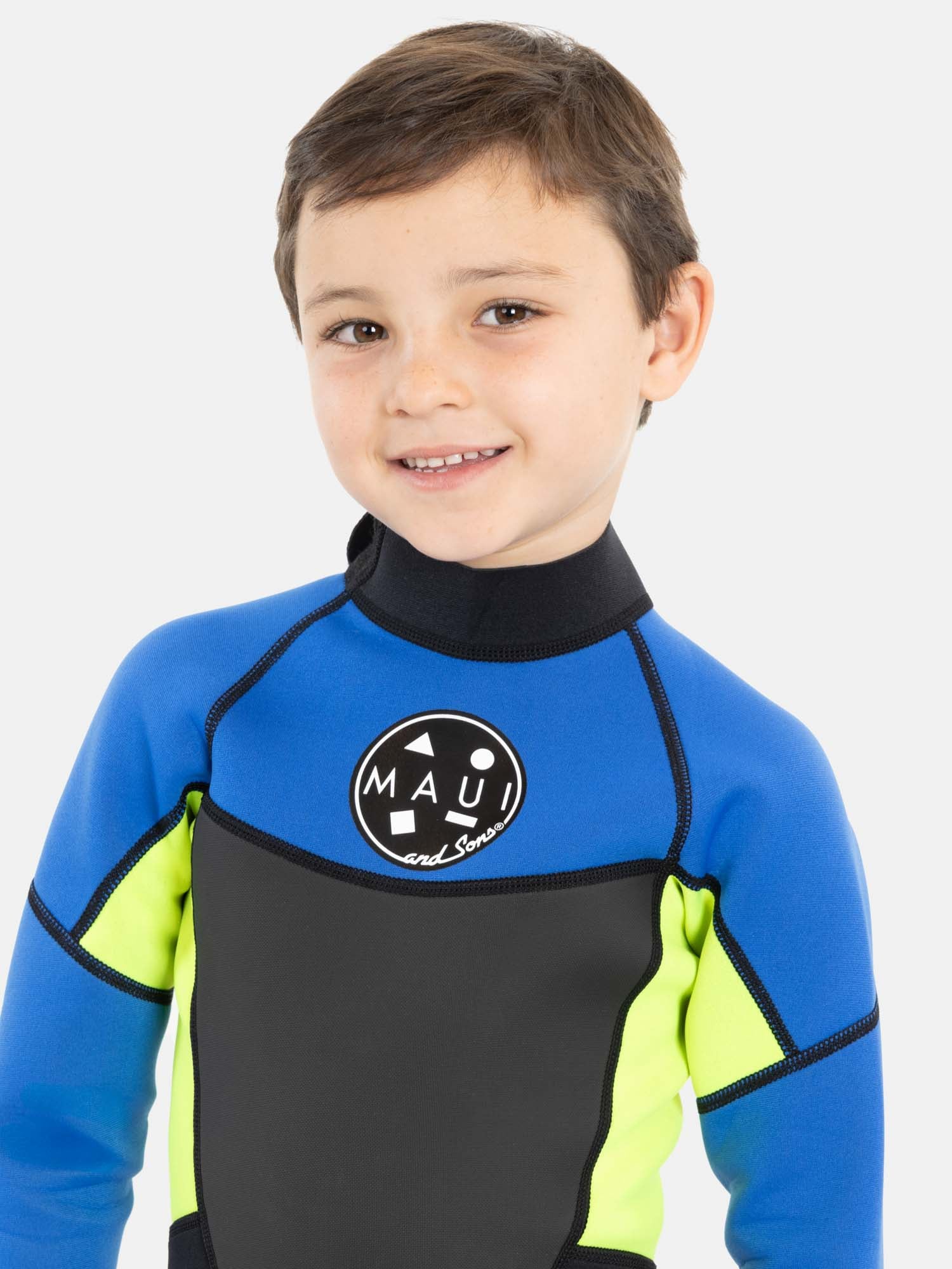 TRAJE AGUA GERIP AZUL INFANTIL NIÑO MAUI AND SONS - 3