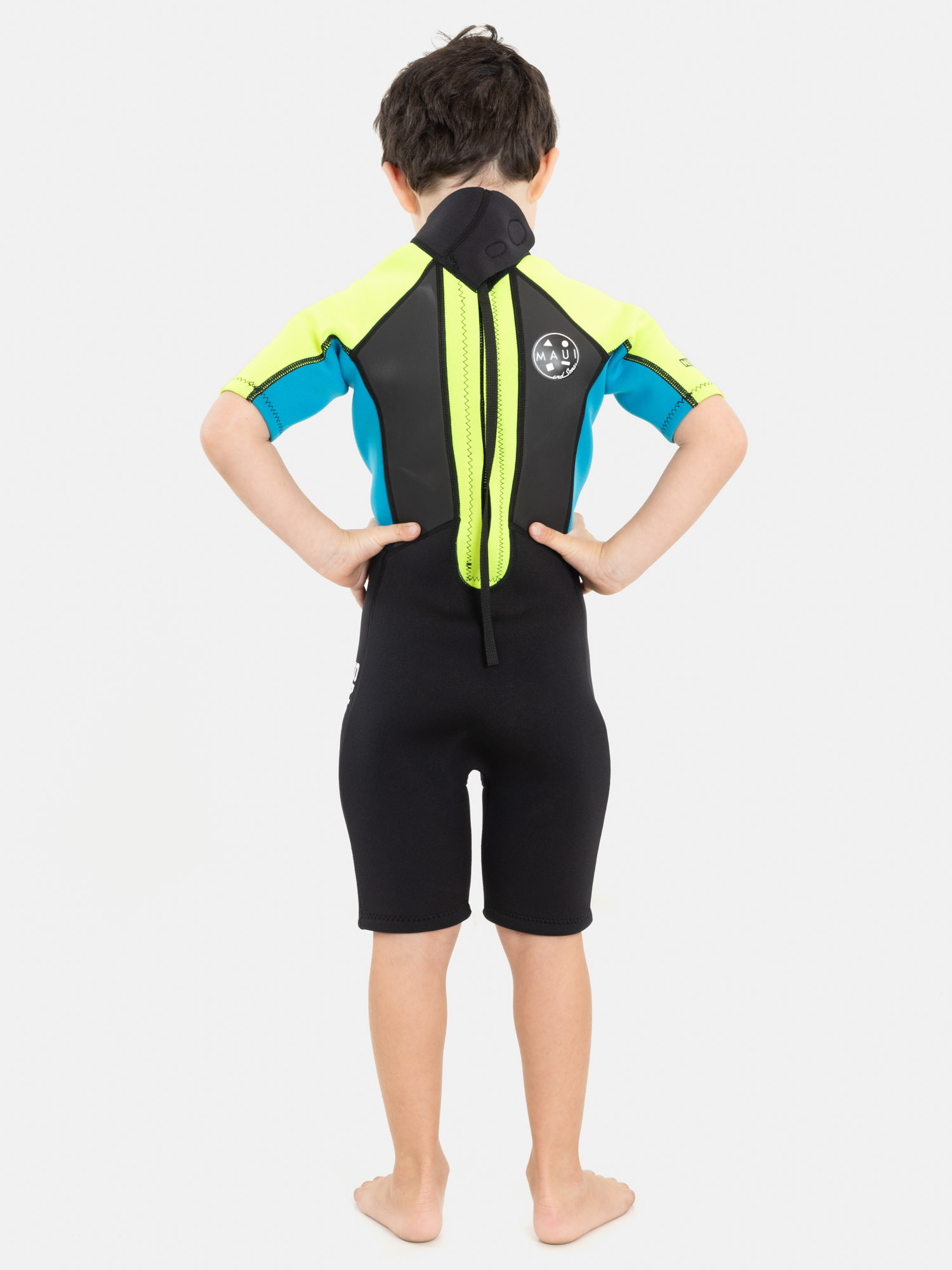 TRAJE AGUA LYRA AMARILLO INFANTIL NIÑO MAUI AND SONS - 2