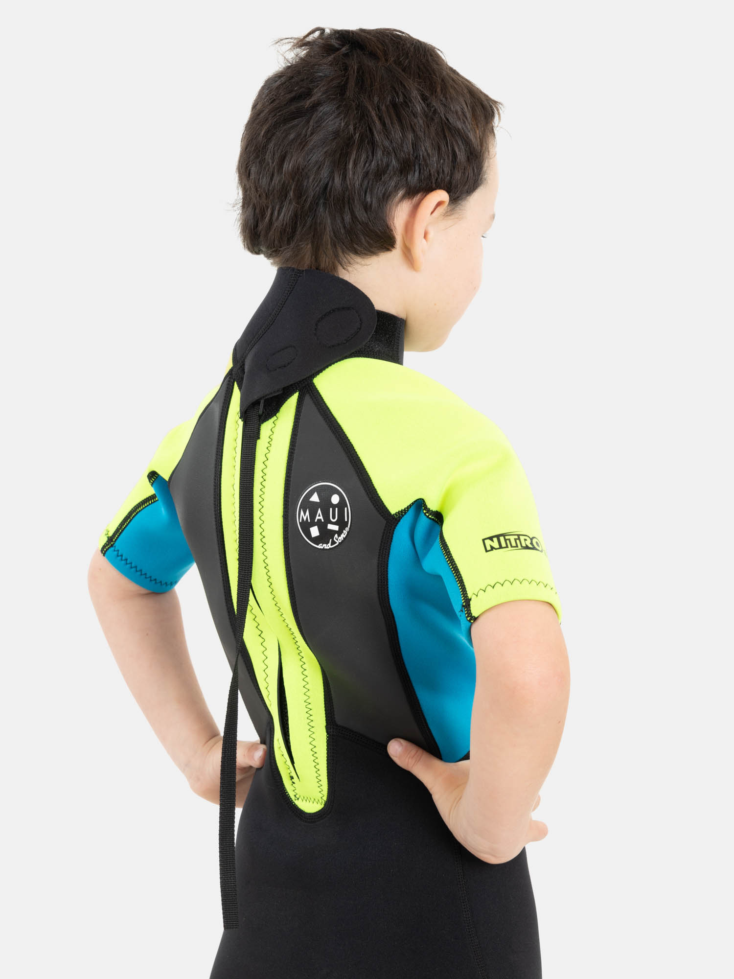 TRAJE AGUA LYRA AMARILLO INFANTIL NIÑO MAUI AND SONS - 3