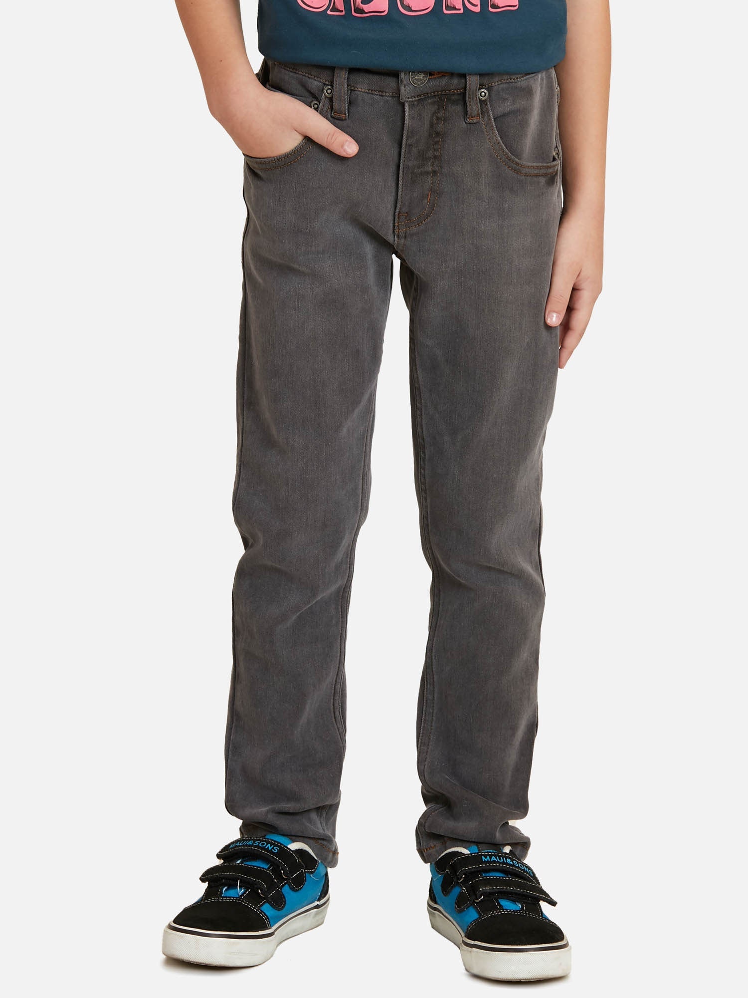 PANTALON PILOT NIÑO GRIS MAUI AND SONS - 1
